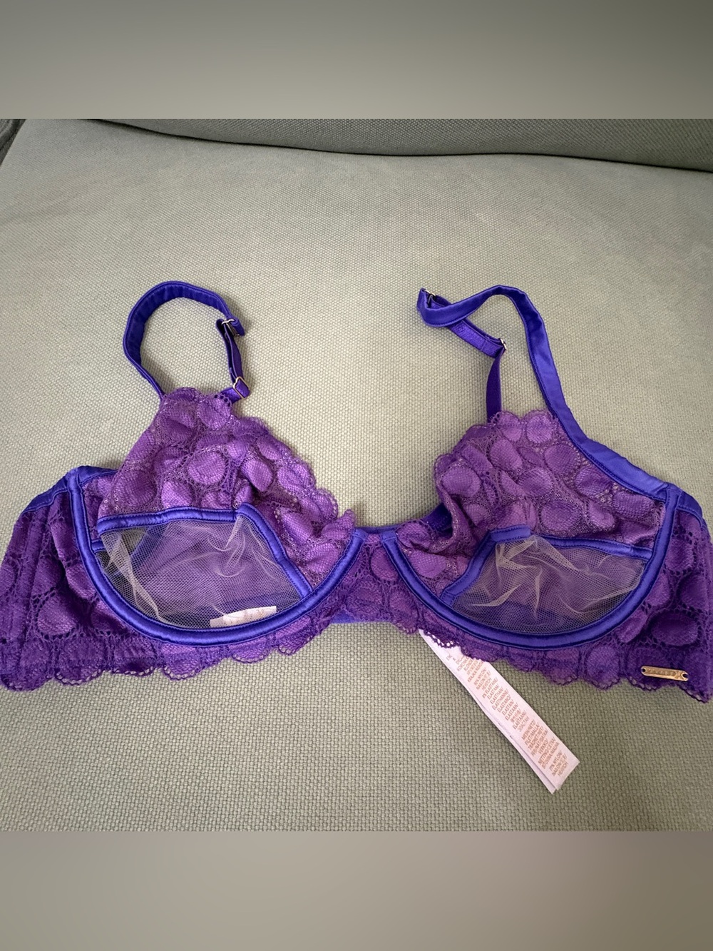 Savage x Fenty Royal Purple Bra 38DD